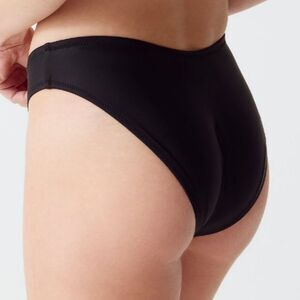 J. Crew Black 90's High Leg Bikini Swim Bottom Plus Size 3X